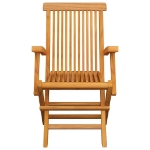 Sedie Giardino Cuscini Motivo Quadri Grigio 8pz Massello Teak