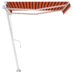 Tenda da Sole Automatica Autoportante 350x250cm Arancio Marrone