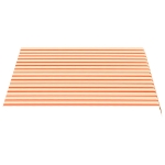 Tessuto di Ricambio per Tenda da Sole Giallo e Arancio 3x2,5 m