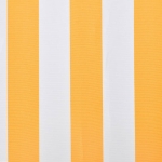 Tendone Parasole in Tela Arancione e Bianco 450x300 cm