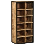 Mobile per scarpe 50x30x110 cm Legno massello