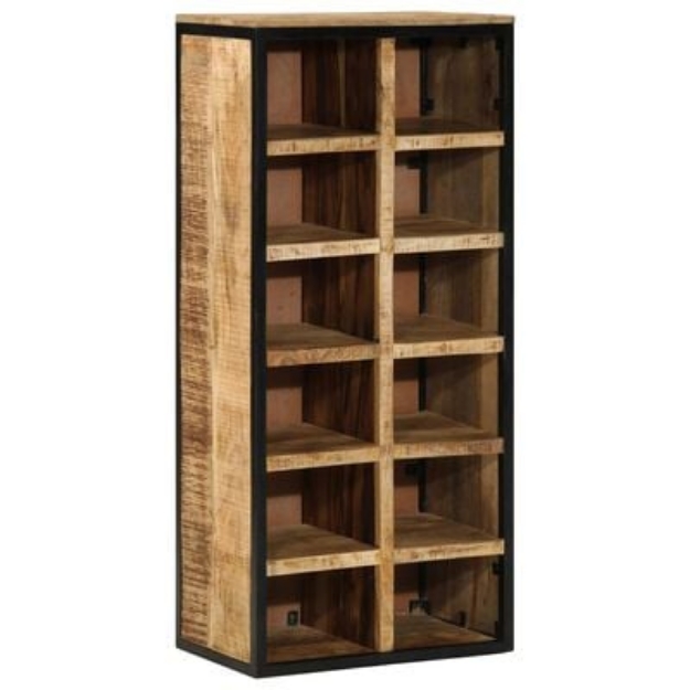 Mobile per scarpe 50x30x110 cm Legno massello