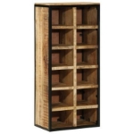 Mobile per scarpe 50x30x110 cm Legno massello