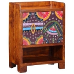Cabinet per scarpe 55x35x75 cm in legno massello di acacia