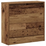Cabinet per scarpe in legno vecchio 60x21x57 cm in legno ingegnerizzato