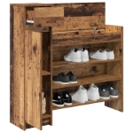 Armadio per scarpe Legno Vecchio 100.5x28x100 cm Legno Solido