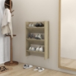 Scarpiera a Muro Rovere Sonoma 60x18x90 cm in Legno Multistrato