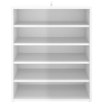 Scarpiera Bianco Lucido 60x35x70 cm in Truciolato