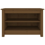 Scarpiera Ambrata 70x38x45,5 cm in Legno Massello di Pino