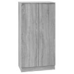Scarpiera Grigio Sonoma 55x35x108 cm in Legno Multistrato