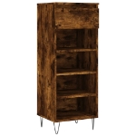 Scarpiera Rovere Fumo 40x36x105 cm in Legno Multistrato