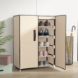 Scarpiera Crema 60x28x90 cm Tessuto