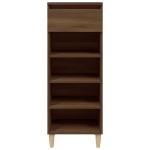 Scarpiera Rovere Marrone 40x36x105 cm in Legno Multistrato