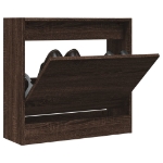 Scarpiera Rovere Marrone 60x21x57 cm in Legno Multistrato