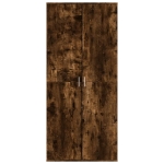 Scarpiera Rovere Fumo 80x39x178 cm in Legno Multistrato