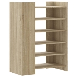 Scarpiera Rovere Sonoma 74,5x37,5x100 cm in Legno Multistrato