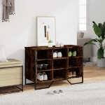 Scarpiera Rovere Fumo 90x38x61,5 cm in Truciolato