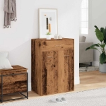 Scarpiera Legno Antico 60x35x84 cm in Legno Multistrato