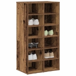 Scarpiera Legno Antico 54x34x100,5 cm in Truciolato