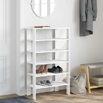 Scarpiera Bianca 61x32x105 cm in Truciolato