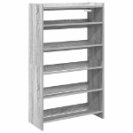Scarpiera Grigio Sonoma 60x25x100 cm in Truciolato