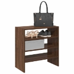 Scarpiere 2 pz Impilabili Rovere Marrone 60x30x30,5 cm