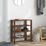 Scarpiera Rovere Marrone 61x32x70 cm in Legno Multistrato