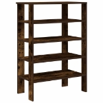 Scarpiera Rovere Fumo 61x32x87,5 cm in Legno Multistrato