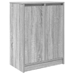 Scarpiera Grigio Sonoma 57x34x76 cm in Legno Multistrato