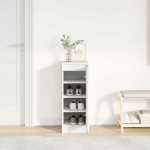 Scarpiera Bianca 29,5x34x76 cm in Legno Multistrato