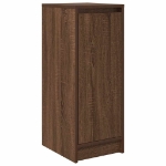 Scarpiera Rovere Marrone 29,5x34x76 cm in Legno Multistrato