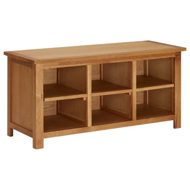 Scarpiera 90x37x45 cm in Legno Massello di Rovere