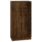 Scarpiera Rovere Fumo 55x35x108 cm in Legno Multistrato