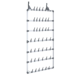 Scarpiera Pensile Argento 66x13x139 cm