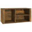 Scarpiera Rovere Fumo 100x35x45 cm in Legno Multistrato
