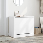 Scarpiera Bianca 80x42x69 cm in Legno Multistrato
