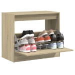 Scarpiera Rovere Sonoma 80x42x69 cm in Legno Multistrato