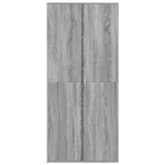 Scarpiera Grigio Sonoma 80x39x178 cm in Legno Multistrato