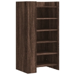Scarpiera Rovere Marrone 52x37,5x100 cm in Legno Multistrato