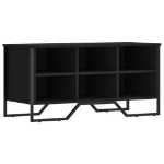 Scarpiera Nera 90x38x45,5 cm in Truciolato