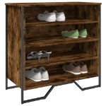 Scarpiera Rovere Fumo 80x38x78 cm in Truciolato