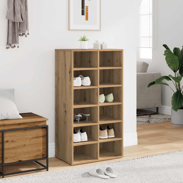 Scarpiera Rovere Artigianale 54x34x100,5 cm in Truciolato