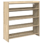 Scarpiera Rovere Sonoma 80x25x81 cm in Legno Multistrato