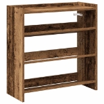 Scarpiera Legno Antico 60x25x62 cm in Legno Multistrato