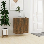 Scarpiera Rovere Fumo 60x35x70 cm in Legno Multistrato