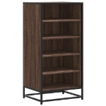 Scarpiera Rovere Marrone 48x38x97,5 cm in Legno Multistrato