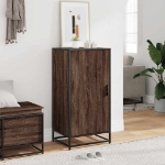 Scarpiera Rovere Marrone 48x38x97,5 cm in Legno Multistrato