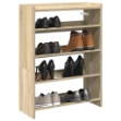 Scarpiera Rovere Sonoma 60x25x81 cm in Legno Multistrato
