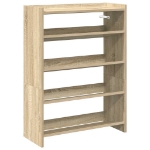 Scarpiera Rovere Sonoma 60x25x81 cm in Legno Multistrato
