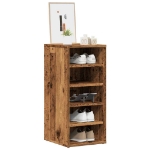 Scarpiere 2 pz Legno Antico 32x35x70 cm in Legno Multistrato